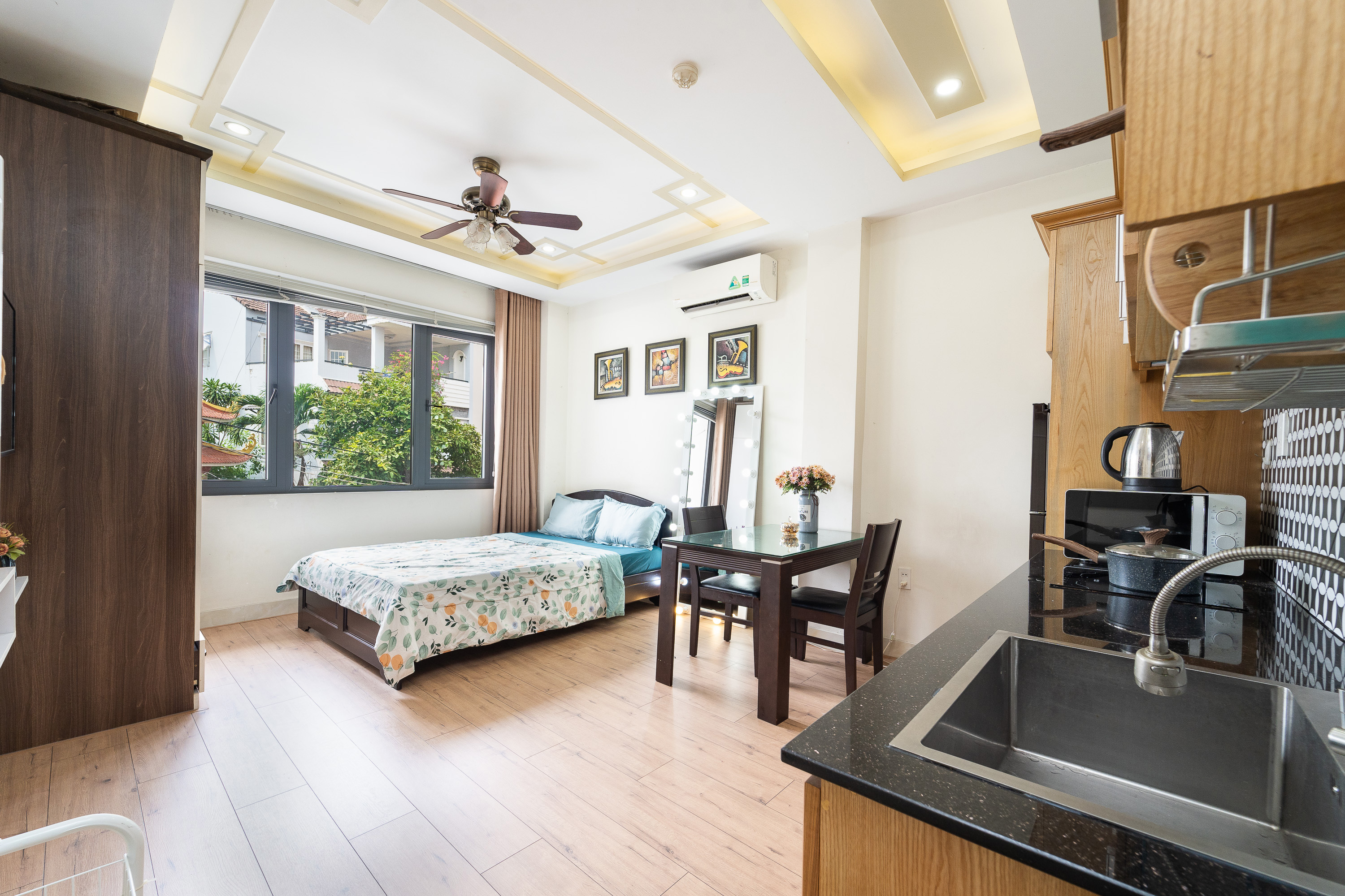 Căn hộ studio full nội thất hiện đại